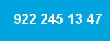 922 245 13 47 922 245 13 47